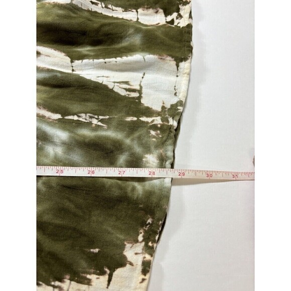 YFB Young Fabulous & Broke Jillian Faux Wrap Dress Geode White Peach Green M - Picture 8 of 12